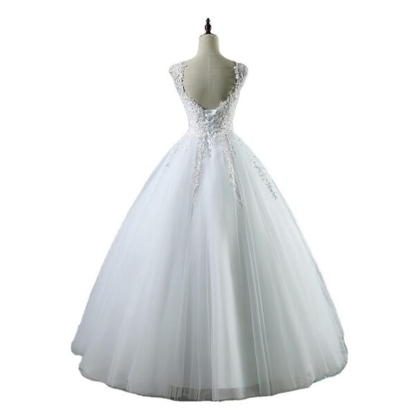 85ca6344-4a0e-4ab2-8c87-756a3b048f57.jpg High Waist Wedding Dress With Deep V-neck
