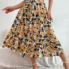 Women's Casual Leopard Print Simple Slim Skirt
