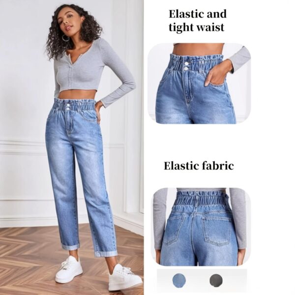 87318050-9850-4c04-9894-5138f608f4cb_water.jpeg Jeans With An Elastic Waist Flattering On All Body Types Cropped Length