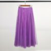 Pleated Skirt Tulle Skirt All-match Princess Style Sweet