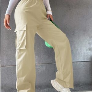 8a86d5a0-4dc7-47e5-b1ae-922c1702f853.jpg 2026 Cross-Border Beltless High-Waisted Wide-Leg Pants Straight Loose Elegant Work Pants Casual Women's Clothing