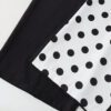 European And American-style French Chic Color-block Polka-dot Patchwork Trousers