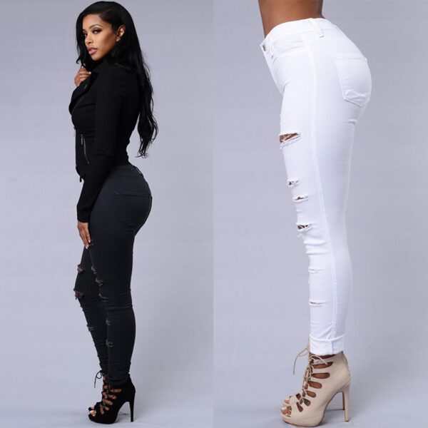 8f537d89-0ace-4463-b6fc-17f34f12fcae.jpg Ripped Jeans Women Skinny Trousers Casual High Waist Pencil Pants