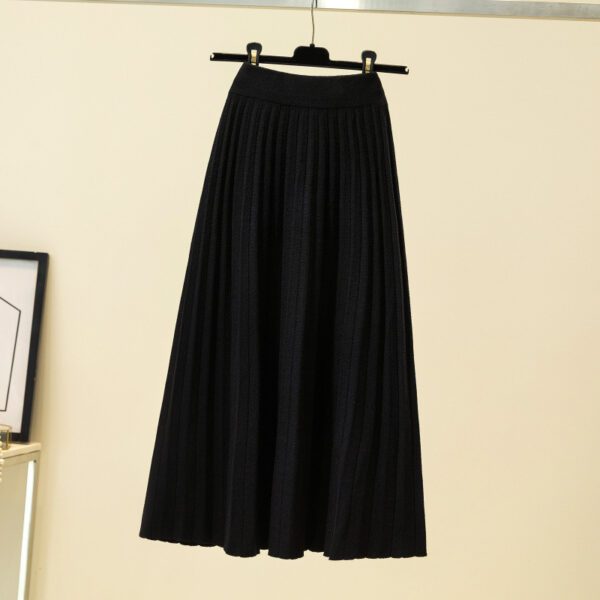 948433026232.jpg Mid-length pleated skirt skirt