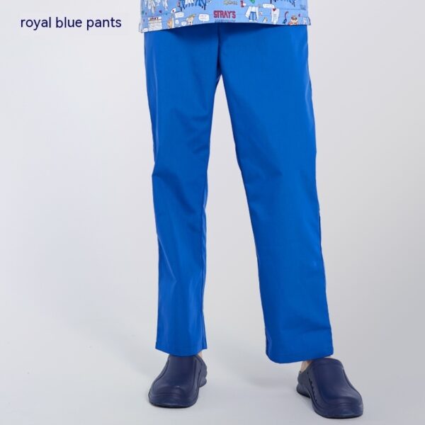951e1283-8bd6-4eab-bab4-b9ec7f5f2f76.jpg Printed Surgical Gown Polyester Cotton Short Sleeve Doctor Nurses' Uniform Children's Beauty Salon Split Suit