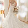 952986383286.jpg Fishtail Slim Wrapped Sexy Wedding Dress