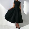 European And American Foreign Trade Women's Clothing, Women's Summer Dresses, French-Style Light Luxury Niche Mid-Length Dresses