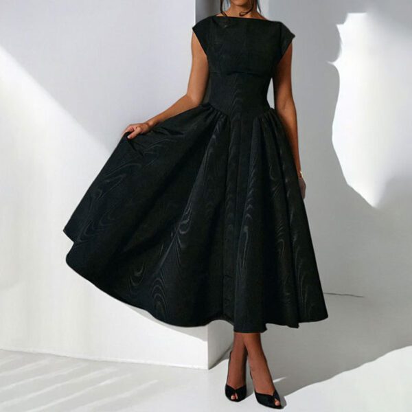 European And American Foreign Trade Women's Clothing, Women's Summer Dresses, French-Style Light Luxury Niche Mid-Length Dresses