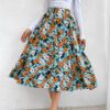 Women's Casual Leopard Print Simple Slim Skirt