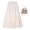 98429819-1c25-44b3-83c1-2ff6716eaeda_fine.jpeg White Mid-length Skirt For Women