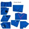 Uniform Sets Stretchy, Quick-drying Surgical Scrubs For Medical Staff In Operating Rooms