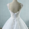 9d7475a6-5e9b-4d60-bd5e-cf090d8cdc72.jpg High Waist Wedding Dress With Deep V-neck
