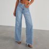 9e4f4bca-e1c6-4c8b-bb6c-82a3b1692e61.jpg Fashion High Waist Jeans With Pockets Comfortable Slim Fit Straight Wide-leg Pants Womens Clothing