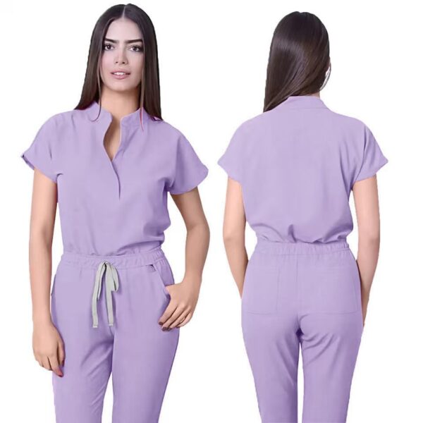 a37cb240-f5e6-4fab-91d0-47b881e8b038.jpg Sleeveless Casual Scrubs Set For Female Doctors