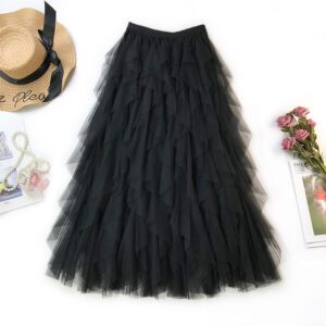 a409a3fe-5858-4a21-80e1-ca462b413a25.jpg Net Gauze Puffy High Waist Fairy Dress