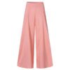In-Stock Foreign Trade 2026 Ebay Aliexpress Wish Spring Ol Women's Solid Color High-Waisted Wide-Leg Pants Thin Casual Pants