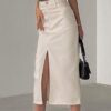 Women's Fashion Slimming Temperament High Waist Straight Skirt