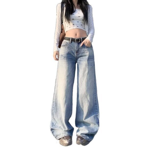 a81a8cc4-1d83-4869-861c-dbbf6dc95edf.jpg Loose-fit Figure-flattering Distressed Floor-length Casual Pants