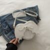 a87b58a5-80ea-41ae-9613-3060e0b46b59.jpg Heart Shape Bag Strap Design Bat Wings One Shoulder Crossbody Bag