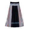 a980febc-e518-4363-8402-017e342082f0.jpg New Women's Skirts Stitching Pleated Skirt Bohemian Plaid A-line Skirt