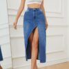 ab90014e-bb7b-4945-9d0e-638b9975e714.jpg Women's Fashion Irregular Hollow-out Stitching Denim Long Skirts