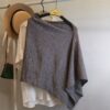 Versatile Slouchy Knit Vintage Womens Shawl With A Sophisticated Touch