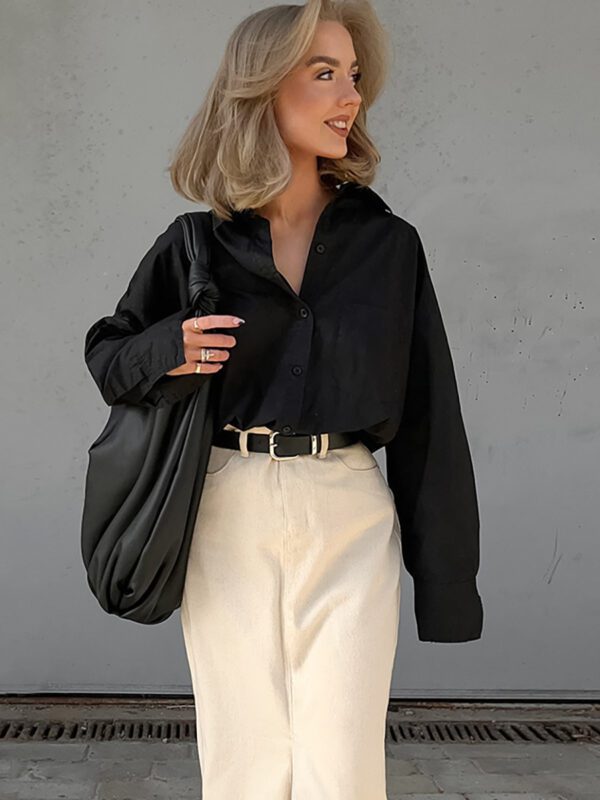 b17fd1ba-9fde-48bd-b76c-ce57a793deaa.jpg Women's Temperament Slim-fitting Simple Versatile Skirt