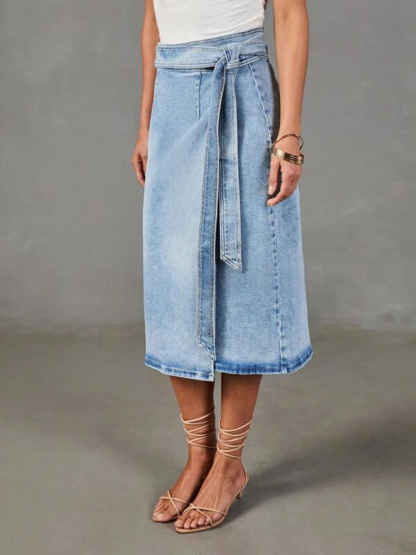 b2cdc625-435c-4ada-818e-d4d227b4f5ba.jpeg Womens High-waisted Lace-up Midi Skirt