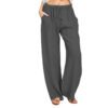 b5ba9723-85cc-41e7-9490-94e8e1c8bdae.jpg Women's Casual Cotton And Linen Loose Yoga Pants