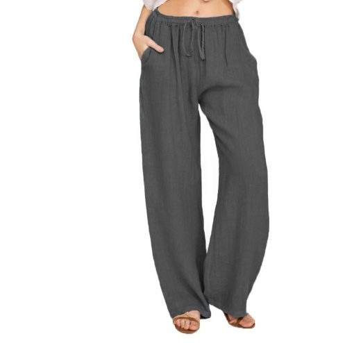 b5ba9723-85cc-41e7-9490-94e8e1c8bdae.jpg Women's Casual Cotton And Linen Loose Yoga Pants