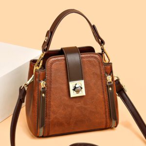 b708dffa-0449-4aef-aeb5-0d1e60c84dfe.jpg Women's Retro Easy Matching Soft Leather Textured Handbag Shoulder Crossbody