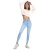 b763a1ef-383d-499f-8557-a83e3cc3804d.jpg Stretchy Slim-fit Skinny Jeans High-waisted With Tummy-control Design