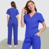 Uniform Sets Stretchy, Quick-drying Surgical Scrubs For Medical Staff In Operating Rooms