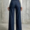 Women's New Irregular Straight-Leg Denim Trousers