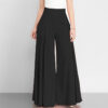 In-Stock Foreign Trade 2026 Ebay Aliexpress Wish Spring Ol Women's Solid Color High-Waisted Wide-Leg Pants Thin Casual Pants