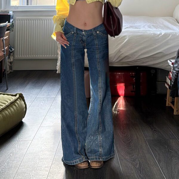 bd487cf7-f37f-4eff-8711-362598b02d05.jpg American-style Vintage Slimming Design Skinny Jeans