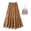 bdedc62d-48e4-4b61-b02a-a077758b58a3_fine.jpeg White Mid-length Skirt For Women
