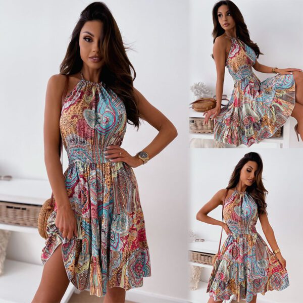 bed84913-ae69-4e8f-8ad0-2a59e6891a28.jpg Floral Backless Dress Boho Pleated Skirt