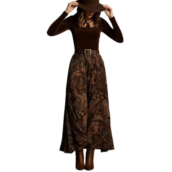bf74c970-2f1b-4ebc-9562-750858e159ff.jpg Elegant Flared Vintage-print Long Dress For Women