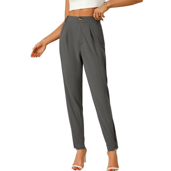 Cross-Border European And American Amazon Independent Station Women's Loose Work Business Formal Suit Trousers Elegant Commuter Pants