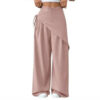 Irregular Suit Pants For Women 2025 Southeast Asia Cross-Border New Design Loose Slimming High-End Wide-Leg Pants For Women