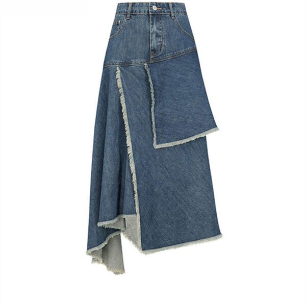 c5277470-e9e8-4a2f-81ef-072408c782c8.jpg Spring Retro High Waist Women Irregular Denim Skirts