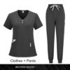 c62387dd-a7b4-4569-961d-fad248a7f86a.jpg Stylish Casual Scrub Set For Women Long- Or Short-sleeve Doctor And Nurse Uniform