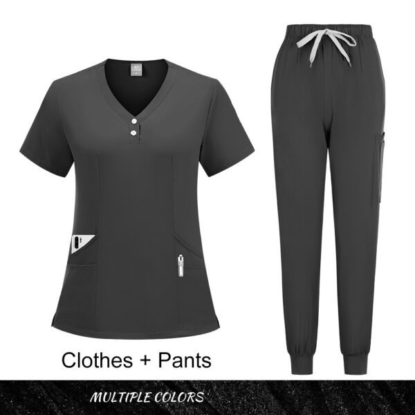c62387dd-a7b4-4569-961d-fad248a7f86a.jpg Stylish Casual Scrub Set For Women Long- Or Short-sleeve Doctor And Nurse Uniform