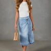 c63c50ea-209e-458f-a7bf-8277fb837e5f.jpg Womens High-waisted Lace-up Midi Skirt