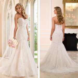c7f0731f-31c7-46e3-9000-a1a7463cc613.jpg Trailing wedding dress tube top lace wedding dress