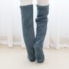 c95c5169-7c25-44ff-b35c-01c233b21dbe.jpg Over Knee High Fuzzy Long Socks Winter Warm Cold Leg Knee Joint Cold-proof Stockings Home Floor Sleeping Socks
