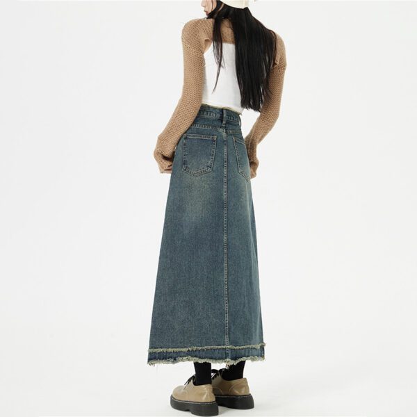 c984f16f-f5c4-40ed-aa14-5df424f09aa3.jpg Retro Fashion Hip Denim Long Skirts Women