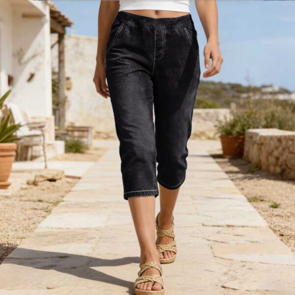 c9b0e878-5c87-47af-9256-a109e0b2cff9.jpg Best-selling Casual Womens Capri Jeans