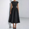 European And American Foreign Trade Women's Clothing, Women's Summer Dresses, French-Style Light Luxury Niche Mid-Length Dresses